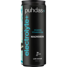 Puhdas+ Electrolyte+ vitamin water pear 330 ml carbonated wellness drink
