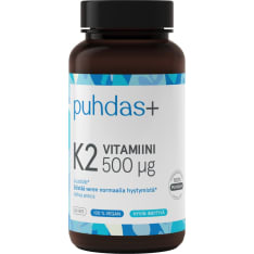Puhdas+ Vitamin K2 500 µg, 60 capsules