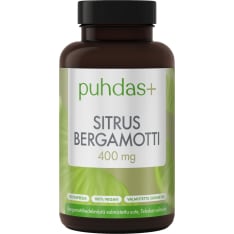 Puhdas+ Sitrusbergamotti 400 mg ravintolisä