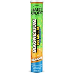 Hart-Sport Magnesium + B6-vitamiini poretabletti Appelsiini 20 kpl
