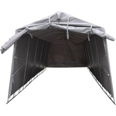 Fornorth 3.4x7m 350g light gray tarpaulin stable