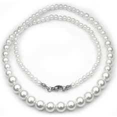 Rocksteel H.3,7-7,2-45 pearl necklace