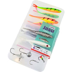 Jasu Tiera V2 Jig assortment 8 cm 12 pcs + jig heads