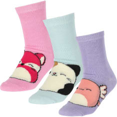 Squishmallows socks 3-pack