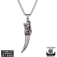 Northern Viking Jewelry Fenrir Tooth kaulakoru