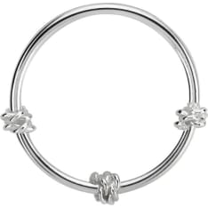 SJ Triple Twisted Wire nose ring with ball
