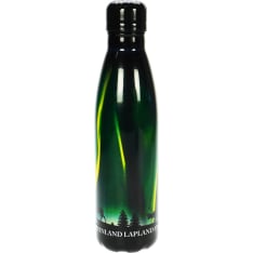 Happy Traveler Aurora Borealis green thermos