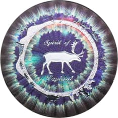 Happy Traveler Northern lights Aluminium Magnet
