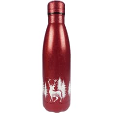 Happy Traveler Nordicup Reindeer Thermos Bottle Glitter Red