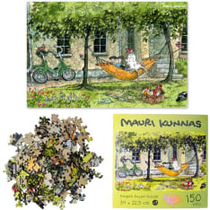 Mr. Clutterbuck in a Hammock Puzzle Rectangle 150 Pieces