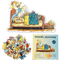 Mr. Clutterbuck in the Night Puzzle Shaped 50 Pieces