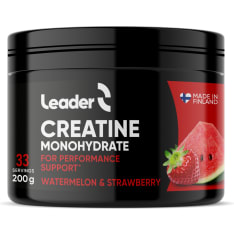 Leader watermelon&strawberry kreatiinimonohydraattijuomajauhe 200 g