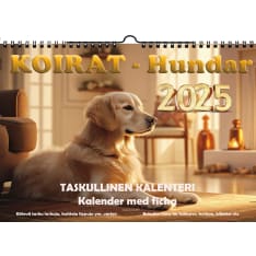 Suomen Aika Koirat 2027 taskullinen seinäkalenteri