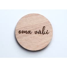 Kuusipohja Oma väki pyyhemerkki