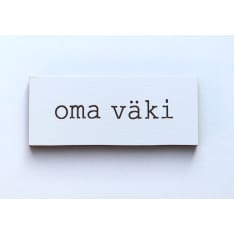 Kuusipohja Omä väki pyyhemerkki