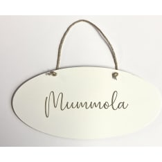 Kuusipohja Mummola door sign