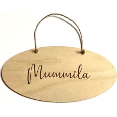 Kuusipohja Mummila ovikyltti