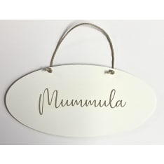 Kuusipohja Mummula door sign