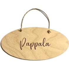 Kuusipohja Pappala ovikyltti