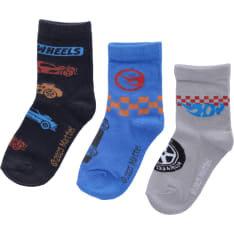 Hot Wheels socks 3-pack