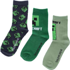 Minecraft socks 3-pack
