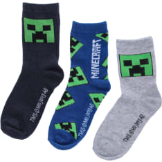 Minecraft socks 3-pack