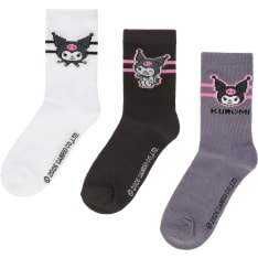 Kuromi socks 3-pack