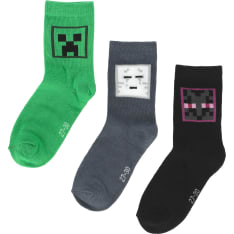 Minecraft socks 3-pack