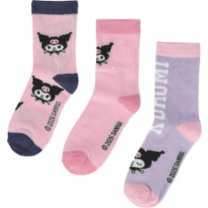 Kuromi socks 3-pack