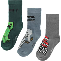 Minecraft socks 3-pack