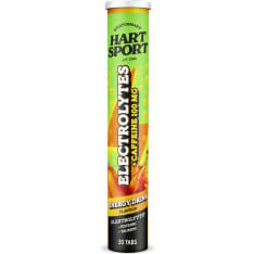 HartSport Electrolyte + Caffein poretabletti Energiajuomanmakuinen 20 tablettia