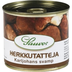 Sauvon 200/120g miedossa suolaliemessä paloina herkkutatteja