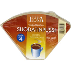 Ilona Suodatinpussi 1x4 200kpl