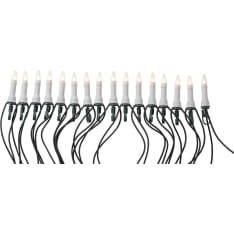Airam Winter IP44 16-piece LED fir tree candle set