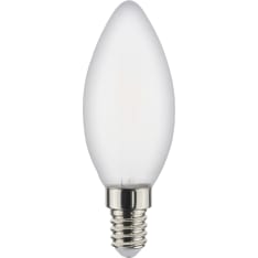 Airam E14 470lm 2pcs dim led candle lamp