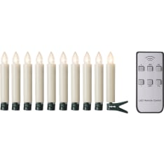 Airam Aurora fir candles with remote control