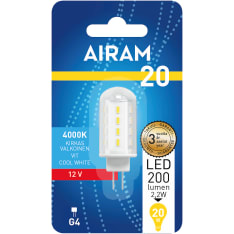 Airam G4 12V 1.9W 4000K 220lm Led bulb