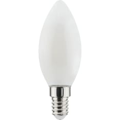 Airam Oiva E14 806lm 3000K opal filament led candle lamp