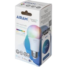 Airam Smart Wifi E27 9W 806lm RGB led vakiaälylampu