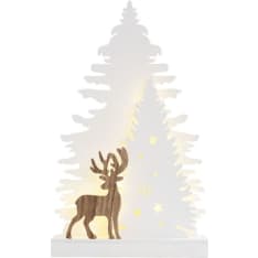 Airam Abeto 44cm wood table decoration with led lights