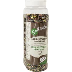 Salliselta 400 g suklaaströsseli monivärinen