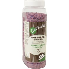 Salliselta pinkki/lila 500 g sokeriströsseli