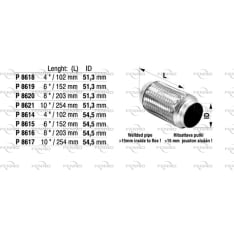 Fenno 860-P8618 joustoputki
