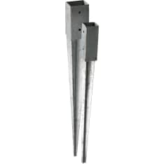 Pihailu 77 x 77 x 750 mm teräsjalka