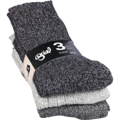 Social Underwear 3-pack men's wool socks