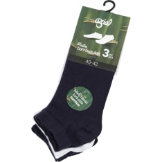 Social Underwear 3-pack men’s bamboo trainers’ socks