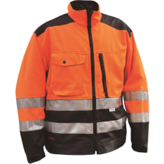 Timco WorkWear Hi-Vis orange black work jacket