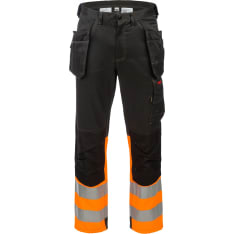 Timco Workwear Hi-Vis visible orange pocket trousers
