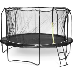 iSport Air Black 4,3 m 104 jousinen trampoliini turvaverkolla