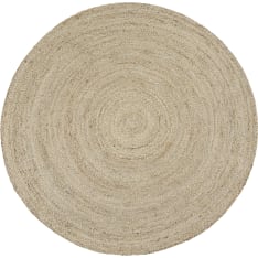 Aina Usva round jute rug